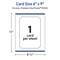 Avery Glossy White Postcards, 6" x 9" Rectangle Scalloped Edge